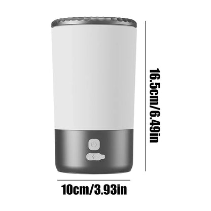Paw cleaner in use