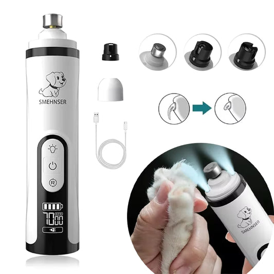 Safe-Touch Pet Nail Grinder — Quiet, Low-Stress Trimming for Dogs & Cats