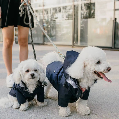 Rain coat in the rain